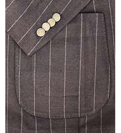 SUIT SARTORIA ÇİZGİLİ KAHVERENGİ CEKET 4565