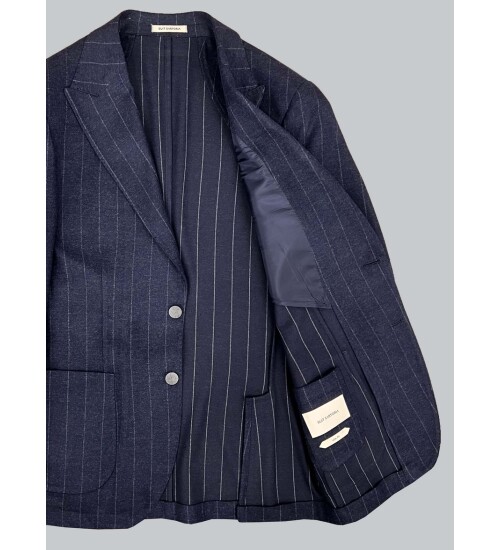 SUIT SARTORIA ÇİZGİLİ LACİVERT CEKET 4565