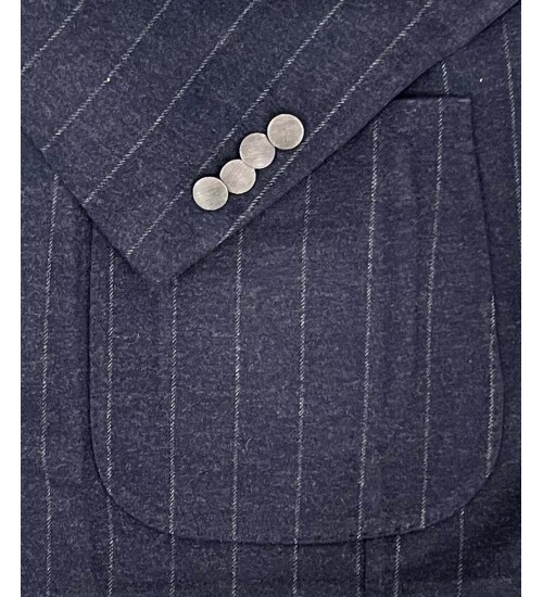 SUIT SARTORIA ÇİZGİLİ LACİVERT CEKET 4565