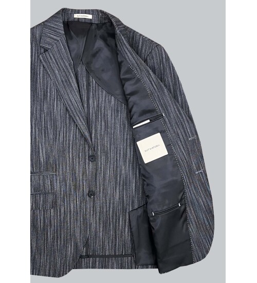 SUIT SARTORIA LINEN BLACK JACKET 4372
