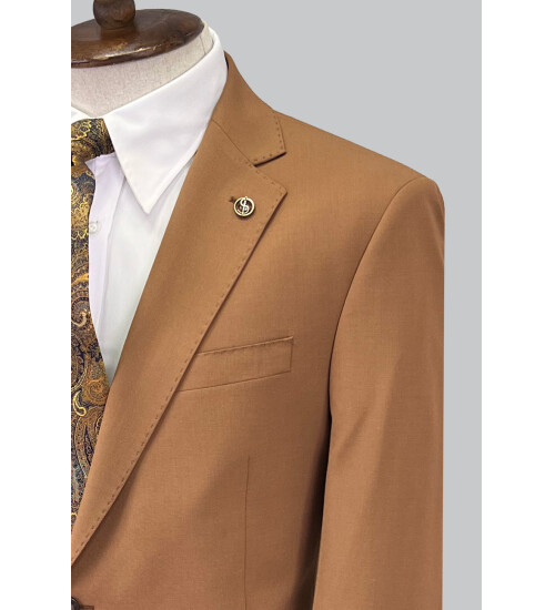 SUIT SARTORIA LIGHT BROWN SUIT 2632