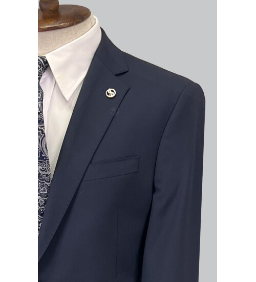SUIT SARTORIA NAVY BLUE SUIT 2632