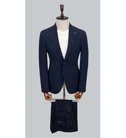 SUIT SARTORIA NAVY BLUE POLYAMID SPORT SUIT 2822