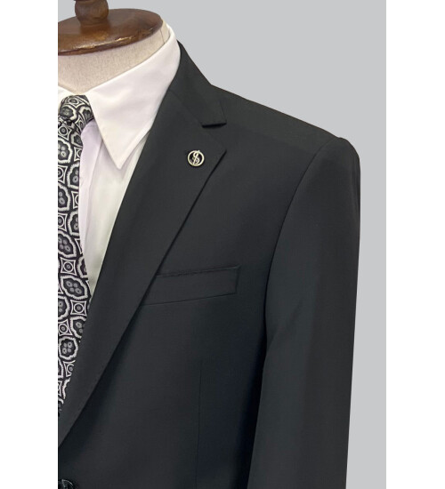 SUIT SARTORIA BLACK SUIT 2632