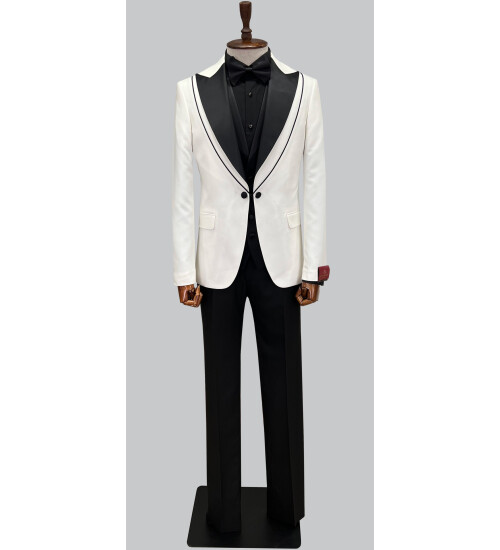 SUIT SARTORIA WHITE TUXEDO 5615