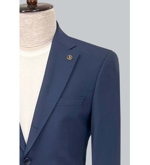 SUIT SARTORIA NAVY BLUE JACKET 4454