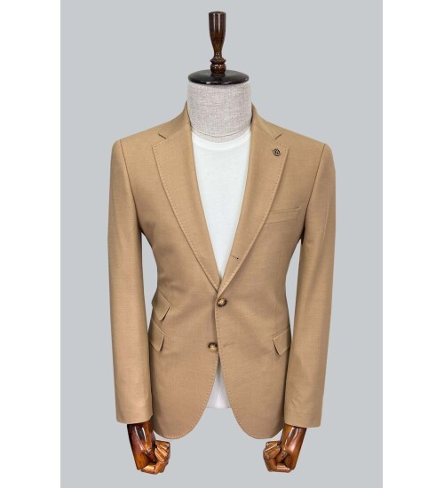 SUIT SARTORIA LIGHT BROWN JACKET 4454