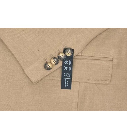 SUIT SARTORIA LIGHT BROWN JACKET 4454