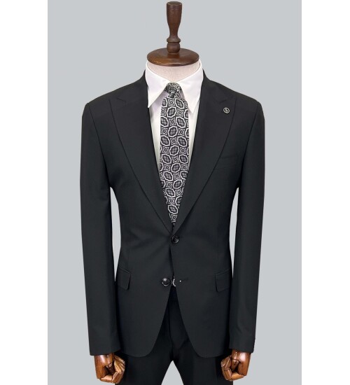 SUIT SARTORIA BLACK SUIT 2580