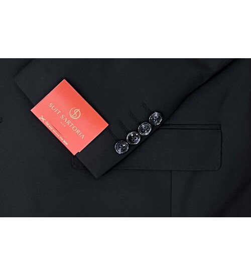 SUIT SARTORIA BLACK SUIT 2580