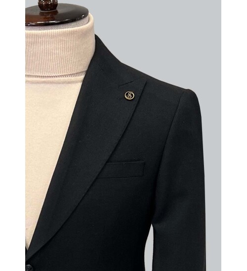 SUIT SARTORIA BLACK JACKET 4534