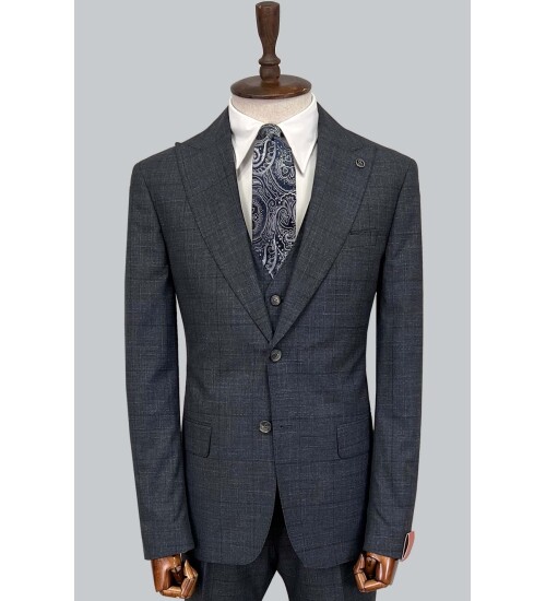 SUIT SARTORIA NAVY BLUE SUIT 2444