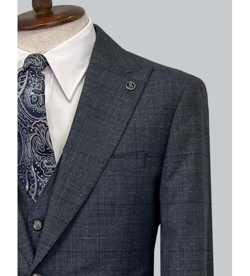 SUIT SARTORIA NAVY BLUE SUIT 2444
