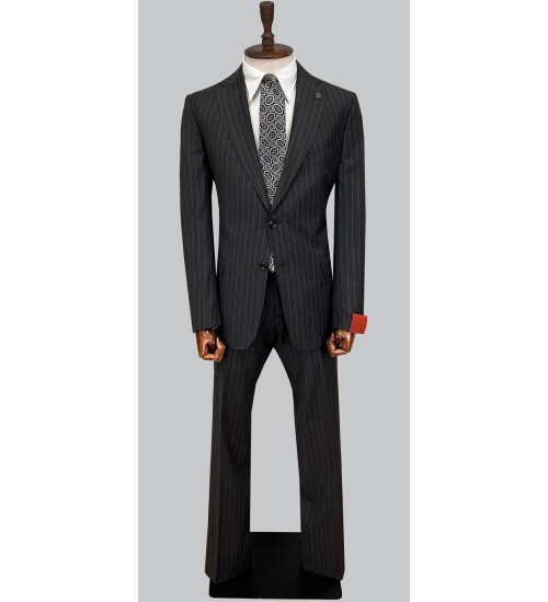 SUIT SARTORIA ANTHRACITE WOOL SUIT 2454