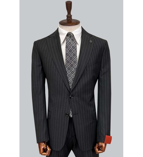 SUIT SARTORIA ANTHRACITE WOOL SUIT 2454