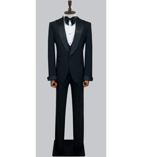 SUIT SARTORIA BLACK TUXEDO 5564