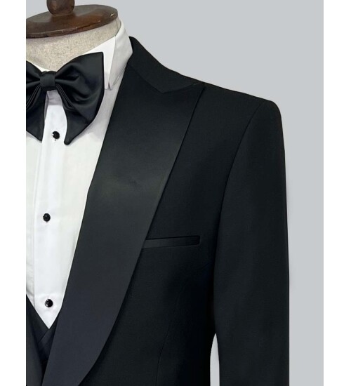 SUIT SARTORIA BLACK TUXEDO 5564