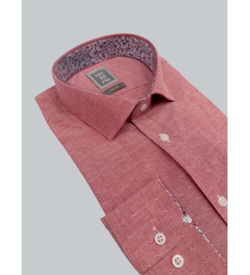 Cemden PINK RED SHIRT 6045