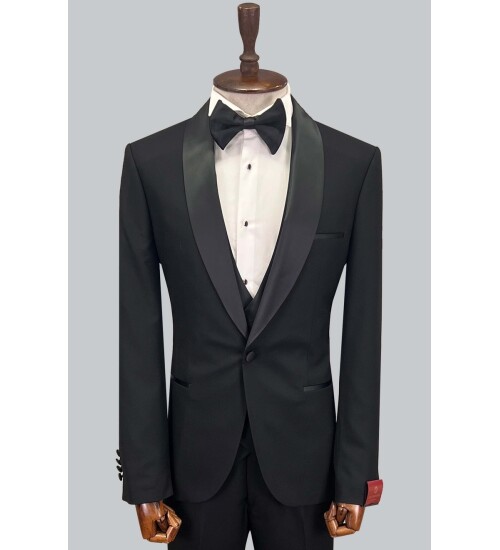 SUIT SARTORIA BLACK TUXEDO 5397