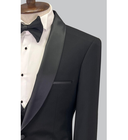SUIT SARTORIA BLACK TUXEDO 5397