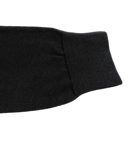 SUIT SARTORIA SİYAH YARIM BALIKÇI YAKA TRİKO 9014