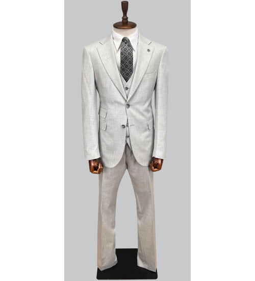 SUIT SARTORIA AÇIK GRİ YELEKLİ TAKIM ELBİSE 2944