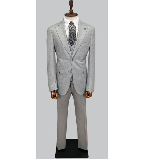 SUIT SARTORIA AÇIK GRİ YELEKLİ TAKIM ELBİSE 2944