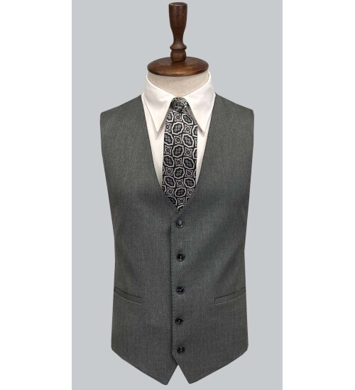 SUIT SARTORIA FÜME YELEKLİ TAKIM ELBİSE 2944