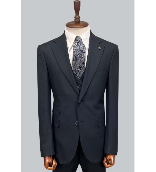 SUIT SARTORIA LACİVERT YELEKLİ TAKIM ELBİSE 2944