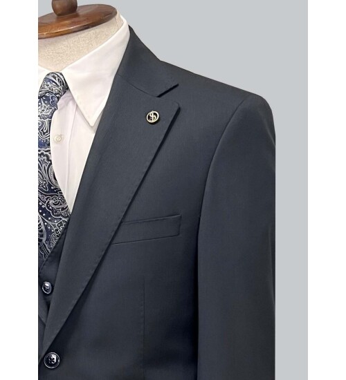 SUIT SARTORIA LACİVERT YELEKLİ TAKIM ELBİSE 2944