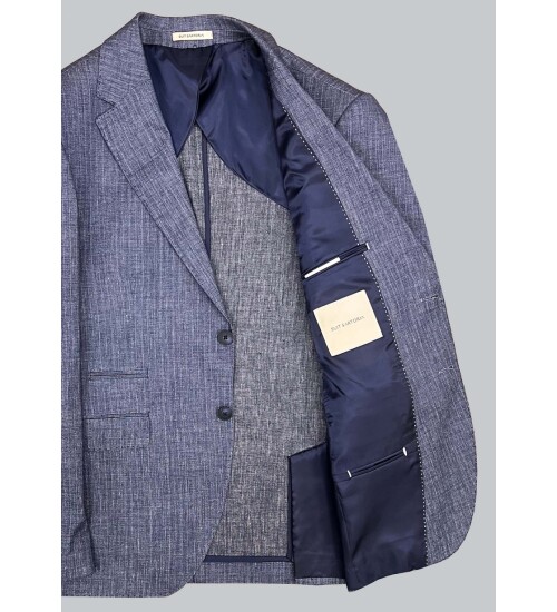 SUIT SARTORIA KETEN MAVİ CEKET 4372