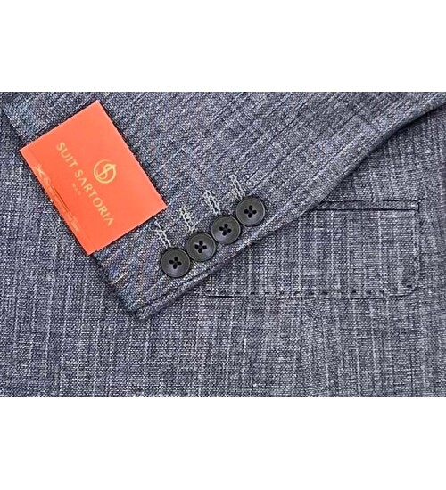 SUIT SARTORIA KETEN MAVİ CEKET 4372
