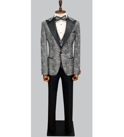 SUIT SARTORIA GRİ DESENLİ DAMATLIK 5656