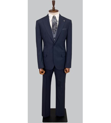 SUIT SARTORIA LACİVERT ÇİFT YÖNLÜ YELEKLİ TAKIM ELBİSE 2917