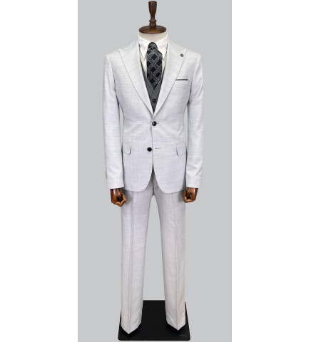 SUIT SARTORIA AÇIK GRİ ÇİFT YÖNLÜ YELEKLİ TAKIM 2916
