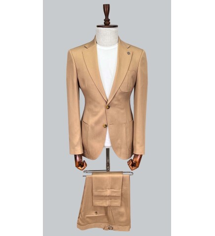 SUIT SARTORIA KAHVERENGİ TENCEL SPOR TAKIM ELBİSE 2911