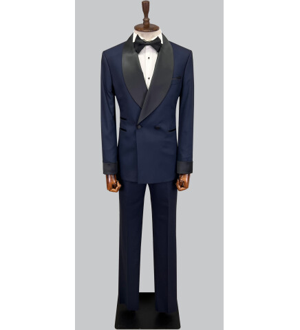 SUIT SARTORIA LACİVERT KRUVAZE DAMATLIK 5650