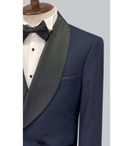 SUIT SARTORIA NAVY BLUE TUXEDO 5650