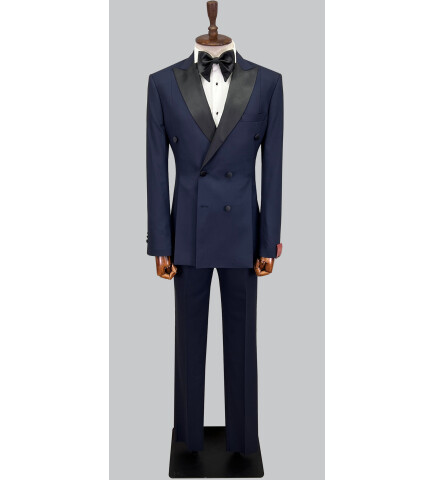 SUIT SARTORIA NAVY BLUE TUXEDO 5651