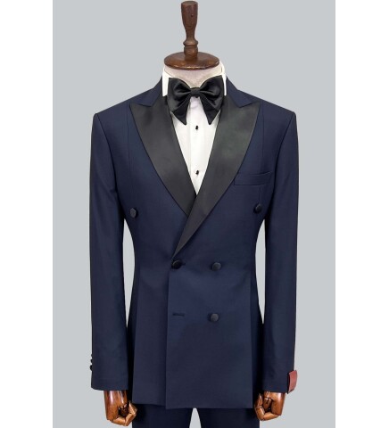 SUIT SARTORIA NAVY BLUE TUXEDO 5651