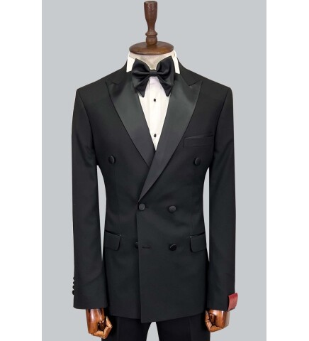 SUIT SARTORIA BLACK TUXEDO 5652