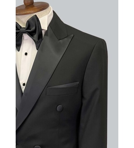 SUIT SARTORIA BLACK TUXEDO 5652
