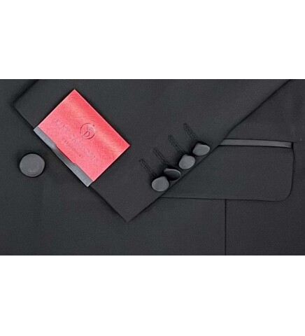 SUIT SARTORIA BLACK TUXEDO 5652