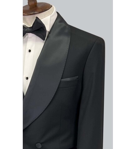 SUIT SARTORIA BLACK TUXEDO 5650