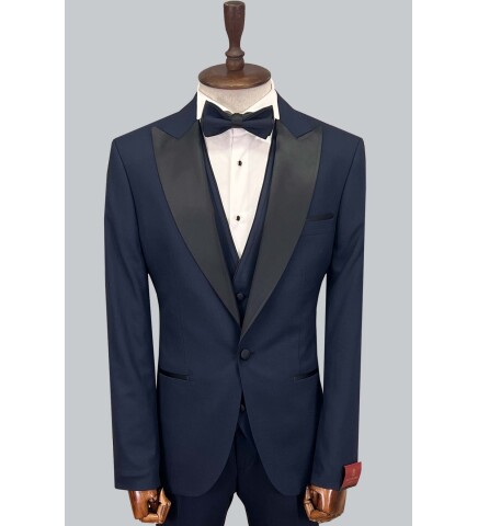 SUIT SARTORIA NAVY BLUE TUXEDO 5648
