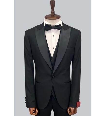 SUIT SARTORIA BLACK TUXEDO 5648