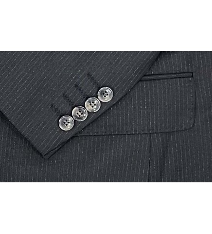 SUIT SARTORIA BLACK DOUBLE BREASTED SUIT 2894