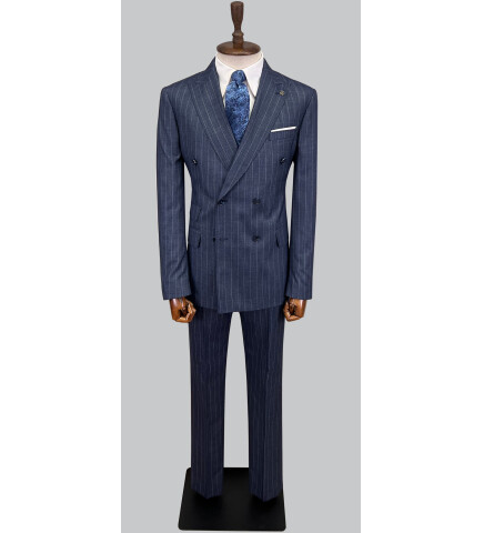 SUIT SARTORIA BLUE DOUBLE BREASTED SUIT 2894