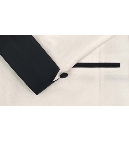 SUIT SARTORIA WHITE SHAWL LAPEL TUXEDO 5642