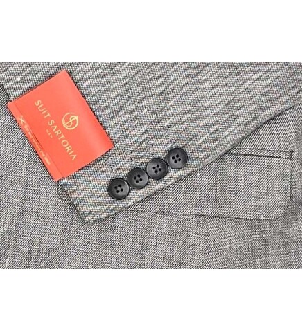 SUIT SARTORIA LINEN GREY JACKET 4372